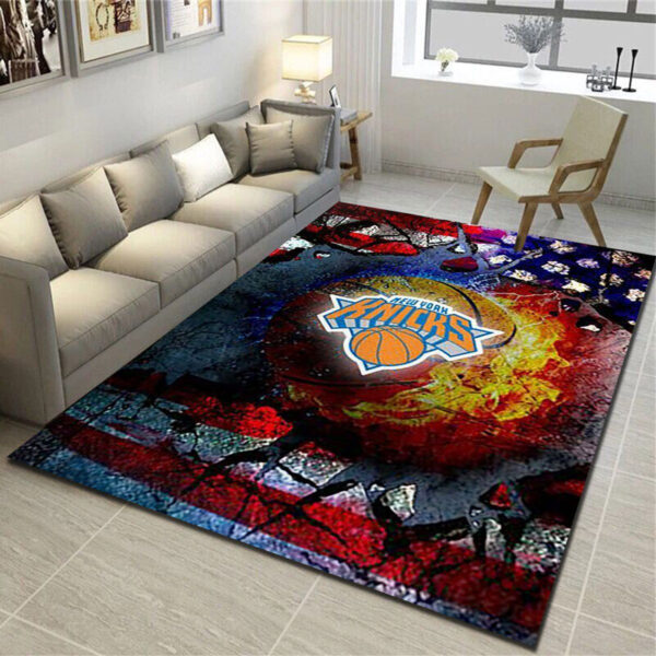 New York Knicks Rug Living Room Carpet Regtangle Carpet Floor Decor