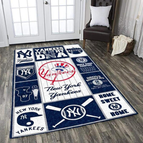 New York Yankees Rug Living Room Carpet Regtangle Carpet Floor Decor