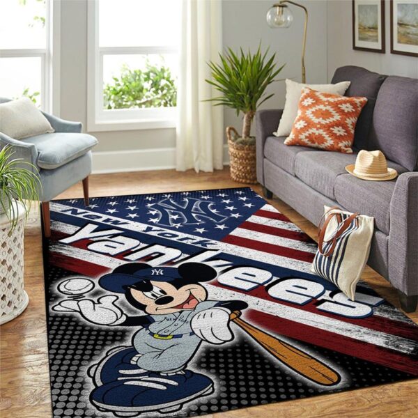 New York Yankees Rug Living Room Carpet Regtangle Carpet Floor Decor