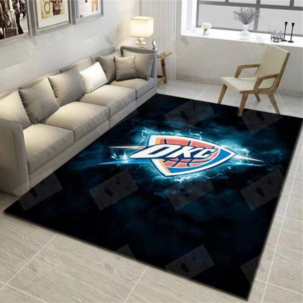Oklahoma City Thunder Rug Living Room Carpet Regtangle Carpet Floor Decor