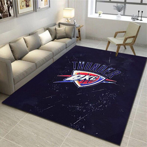 Oklahoma City Thunder Rug Living Room Carpet Regtangle Carpet Floor Decor
