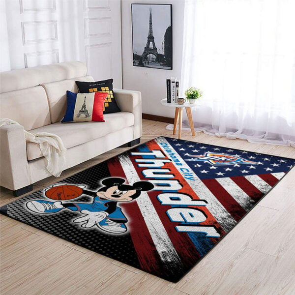 Oklahoma City Thunder Rug Living Room Carpet Regtangle Carpet Floor Decor