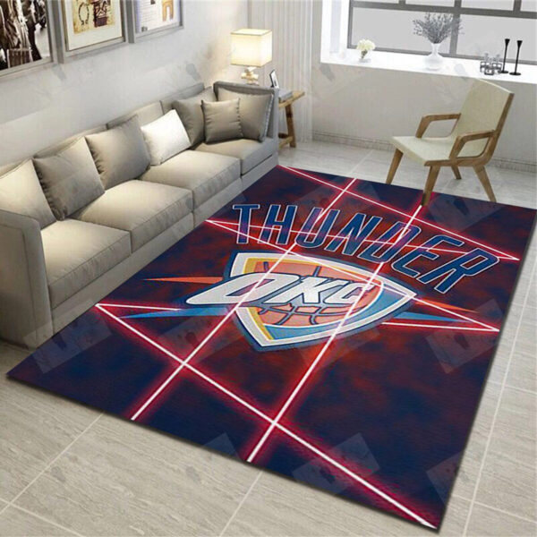 Oklahoma City Thunder Rug Living Room Carpet Regtangle Carpet Floor Decor