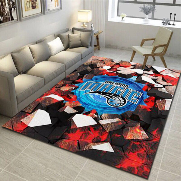Orlando Magic Rug Living Room Carpet Regtangle Carpet Floor Decor