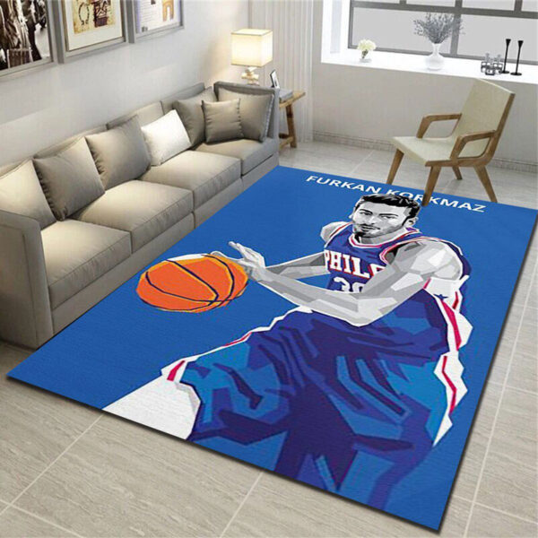 Philadelphia 76ers Rug Living Room Carpet Regtangle Carpet Floor Decor