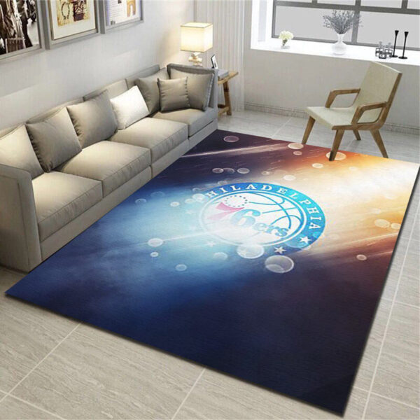 Philadelphia 76ers Rug Living Room Carpet Regtangle Carpet Floor Decor