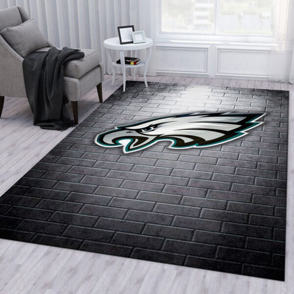 Philadelphia Eagles Rug Bathroom Rug Floor Rug Regtangle Carpet