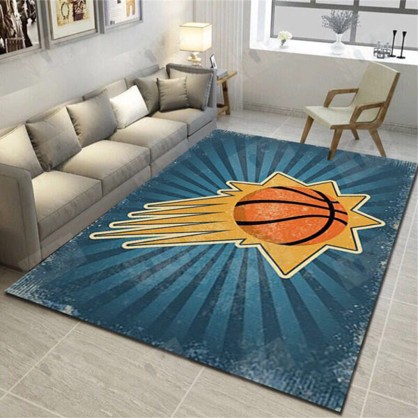 Phoenix Suns Rug Living Room Carpet Regtangle Carpet Floor Decor