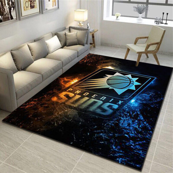 Phoenix Suns Rug Living Room Carpet Regtangle Carpet Floor Decor