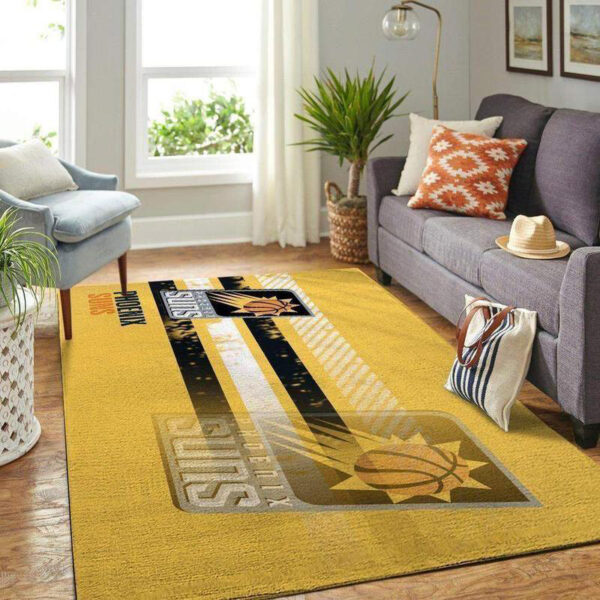 Phoenix Suns Rug Living Room Carpet Regtangle Carpet Floor Decor