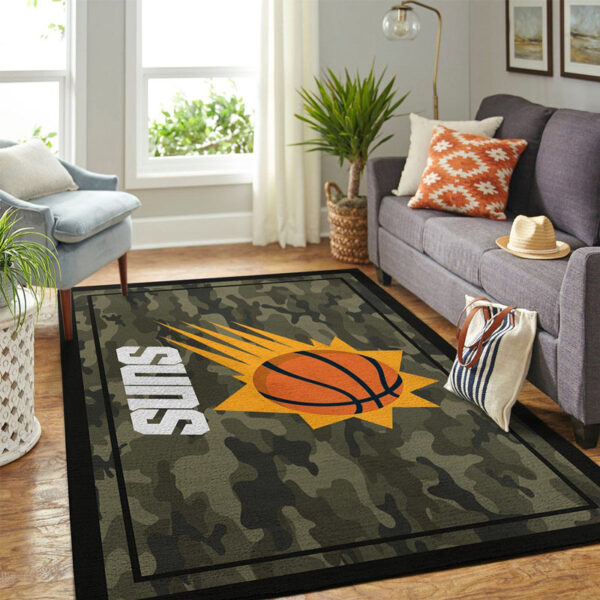 Phoenix Suns Rug Living Room Carpet Regtangle Carpet Floor Decor