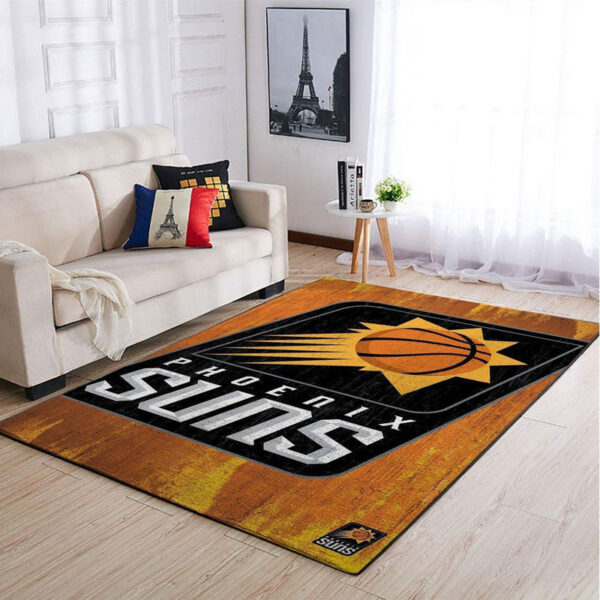 Phoenix Suns Rug Living Room Carpet Regtangle Carpet Floor Decor