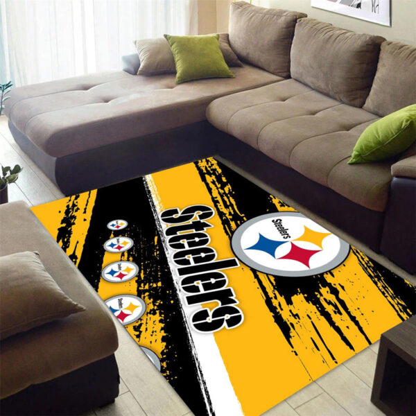 Pittsburgh Steelers Area Rug Bathroom Rug Floor Rug Regtangle Carpet