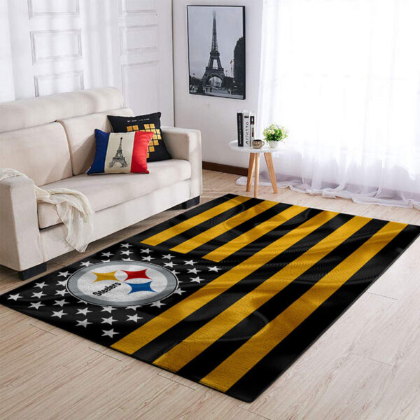 Pittsburgh Steelers Area Rug Bathroom Rug Floor Rug Regtangle Carpet