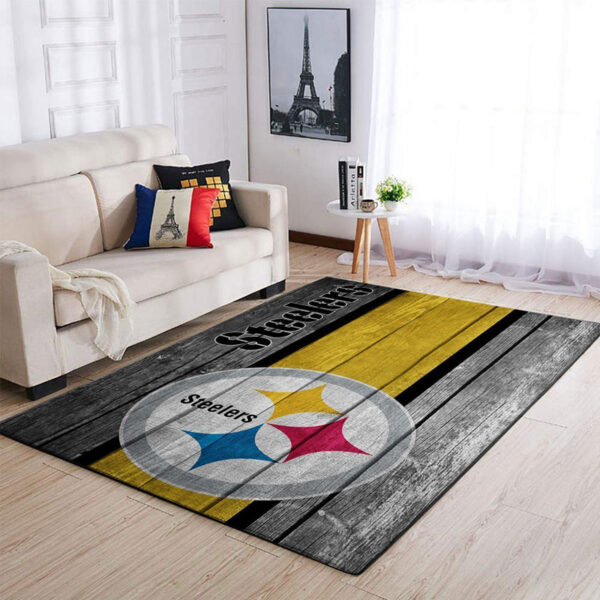 Pittsburgh Steelers Area Rug Living Room Rug Floor Rug Regtangle Carpet