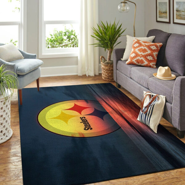 Pittsburgh Steelers Area Rug Living Room Rug Floor Rug Regtangle Carpet