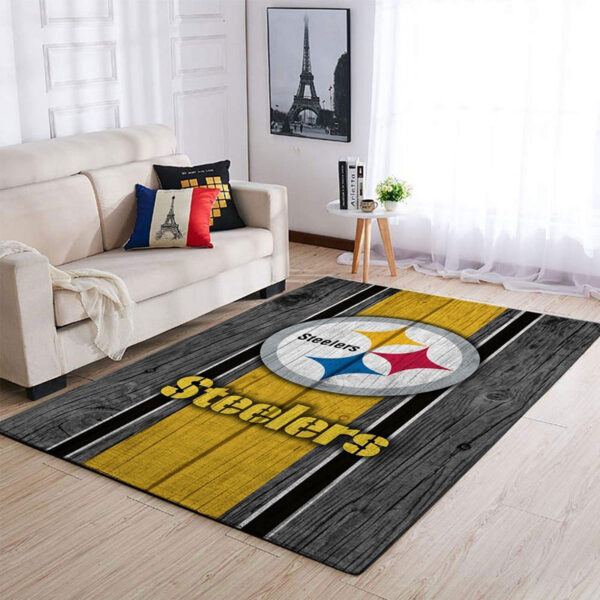 Pittsburgh Steelers Area Rug Living Room Rug Floor Rug Regtangle Carpet