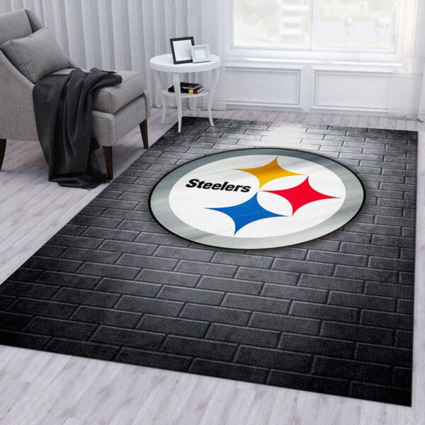 Pittsburgh Steelers Rug Bathroom Rug Floor Rug Regtangle Carpet