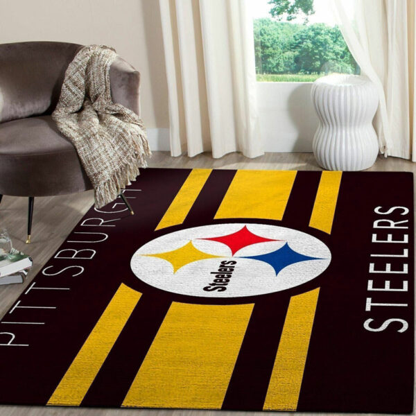 Pittsburgh Steelers Rug Living Room Rug Floor Rug Regtangle Carpet