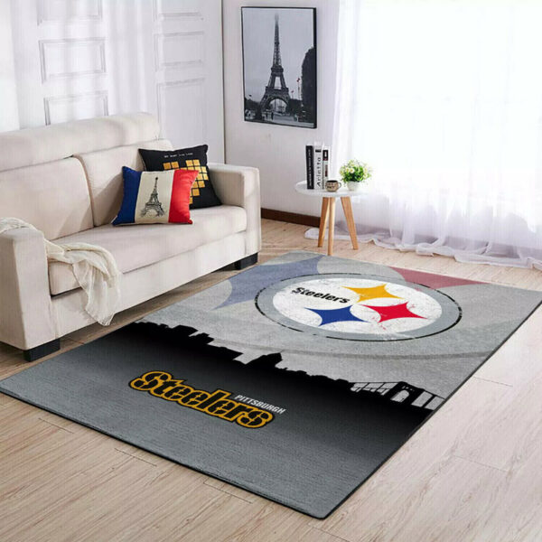 Pittsburgh Steelers Rug Living Room Rug Floor Rug Regtangle Carpet