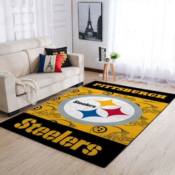 Pittsburgh Steelers Rug Living Room Rug Floor Rug Regtangle Carpet