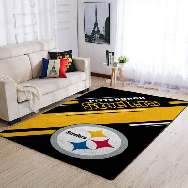 Pittsburgh Steelers Rug Living Room Rug Floor Rug Regtangle Carpet