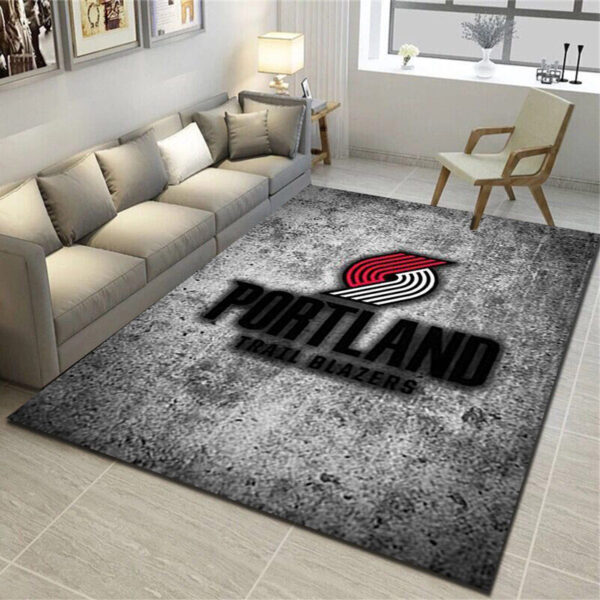 Portland Trail Blazers Rug Living Room Carpet Regtangle Carpet Floor Decor