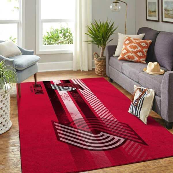 Portland Trail Blazers Rug Living Room Carpet Regtangle Carpet Floor Decor