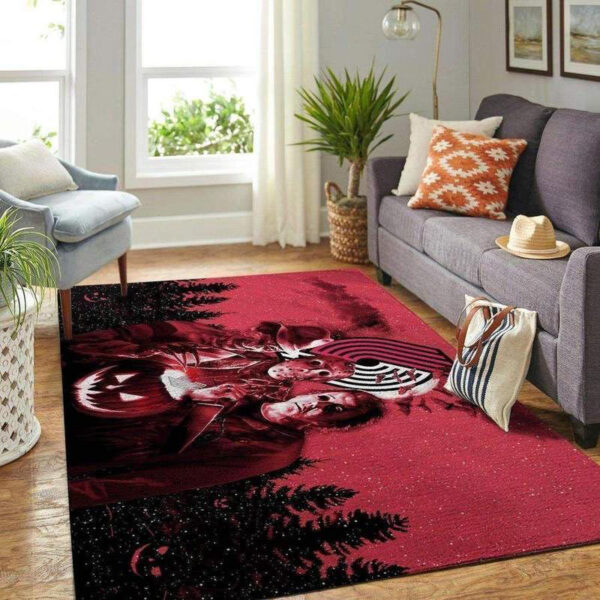 Portland Trail Blazers Rug Living Room Carpet Regtangle Carpet Floor Decor