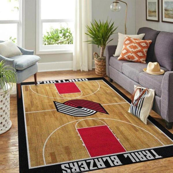 Portland Trail Blazers Rug Living Room Carpet Regtangle Carpet Floor Decor