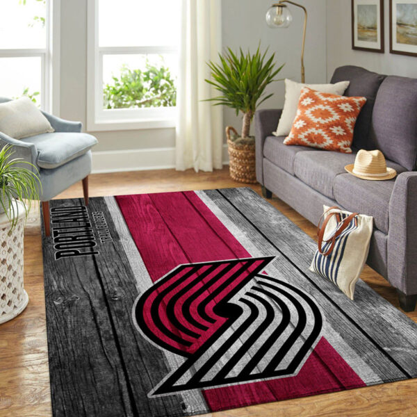 Portland Trail Blazers Rug Living Room Carpet Regtangle Carpet Floor Decor