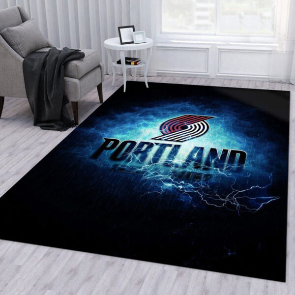 Portland Trail Blazers Rug Living Room Carpet Regtangle Carpet Floor Decor