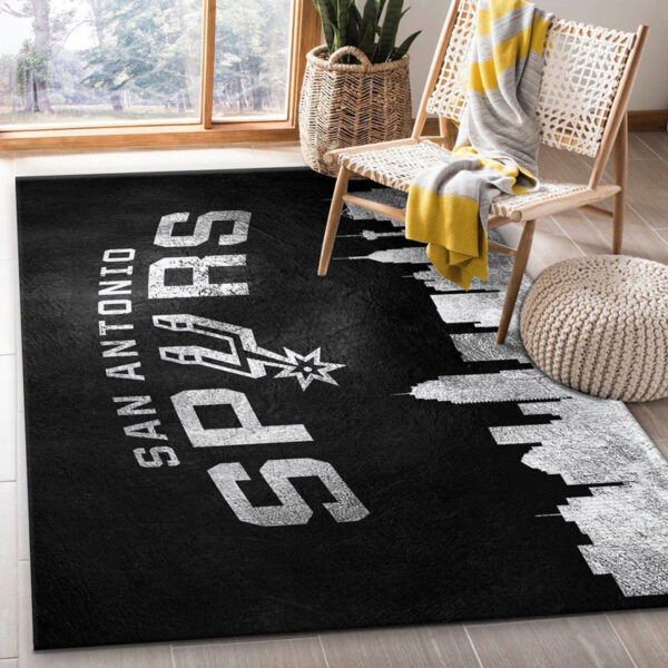 San Antonio Spurs Rug Living Room Carpet Regtangle Carpet Floor Decor