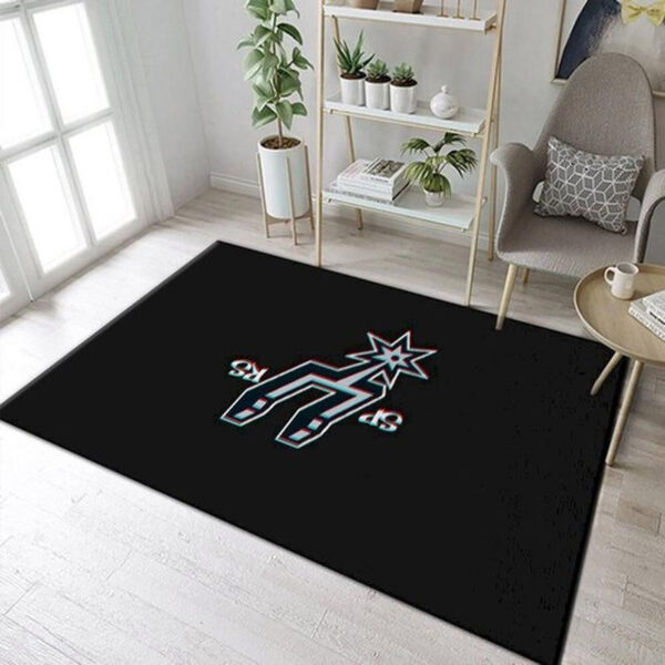 San Antonio Spurs Rug Living Room Carpet Regtangle Carpet Floor Decor