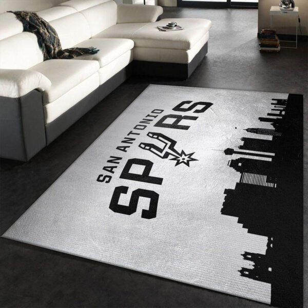 San Antonio Spurs Rug Living Room Carpet Regtangle Carpet Floor Decor