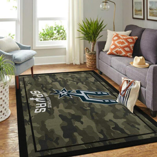 San Antonio Spurs Rug Living Room Carpet Regtangle Carpet Floor Decor