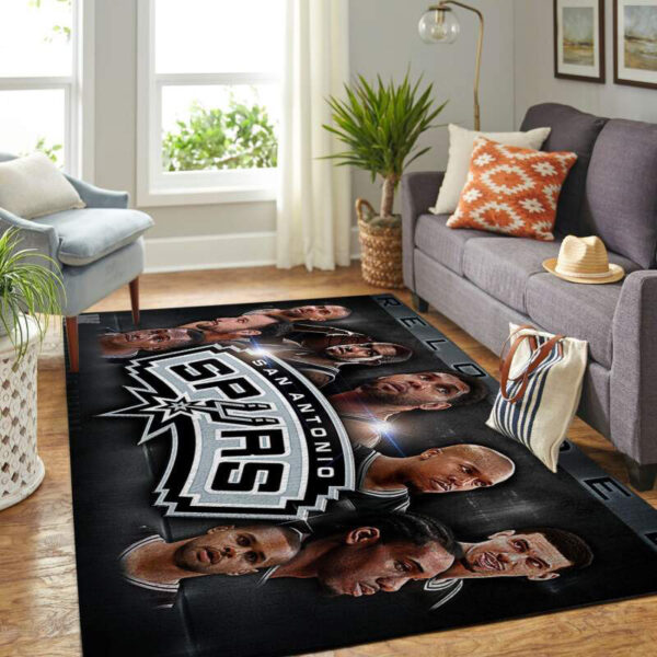 San Antonio Spurs Rug Living Room Carpet Regtangle Carpet Floor Decor