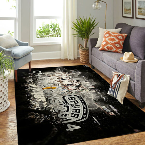 San Antonio Spurs Rug Living Room Carpet Regtangle Carpet Floor Decor