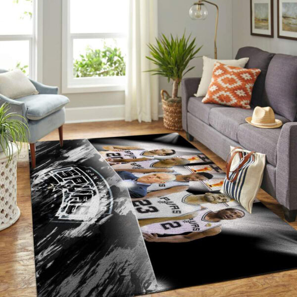San Antonio Spurs Rug Living Room Carpet Regtangle Carpet Floor Decor