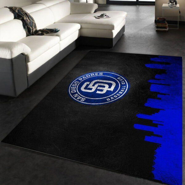 San Diego Padres Rug Living Room Carpet Regtangle Carpet Floor Decor