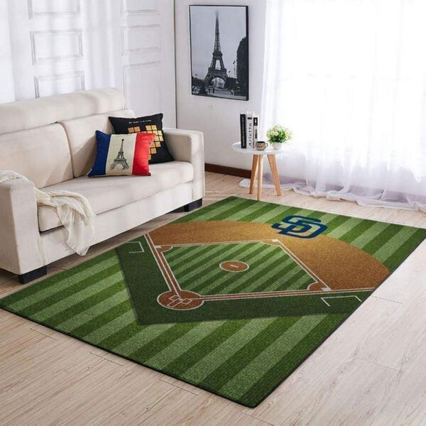 San Diego Padres Rug Living Room Carpet Regtangle Carpet Floor Decor