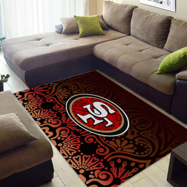San Francisco 49ers Area Rugs Bathroom Rug Floor Rug Regtangle Carpet