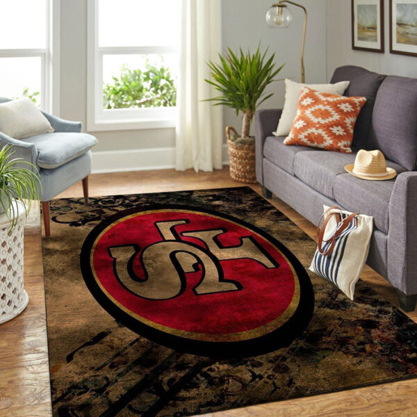 San Francisco 49ers Area Rugs Bathroom Rug Floor Rug Regtangle Carpet