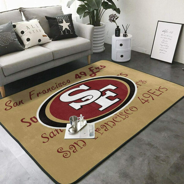 San Francisco 49ers Area Rugs Bathroom Rug Floor Rug Regtangle Carpet