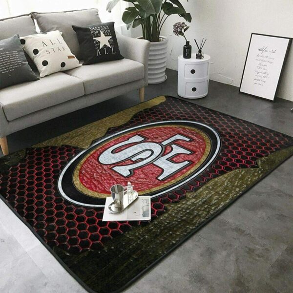 San Francisco 49ers Area Rugs Bathroom Rug Floor Rug Regtangle Carpet