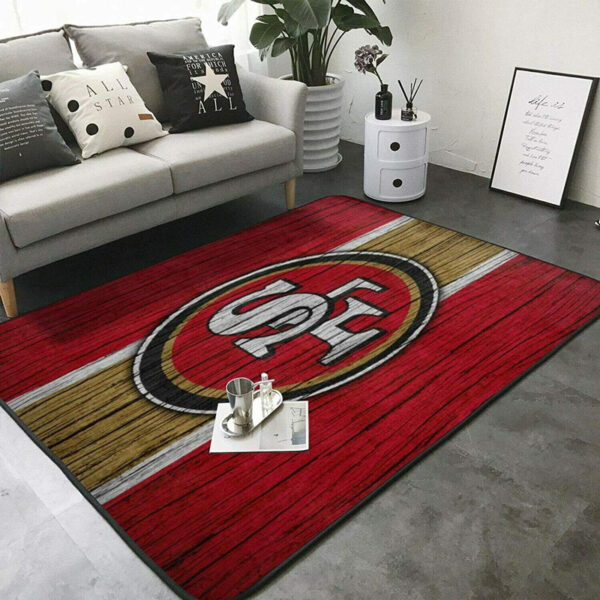 San Francisco 49ers Area Rugs Bathroom Rug Floor Rug Regtangle Carpet
