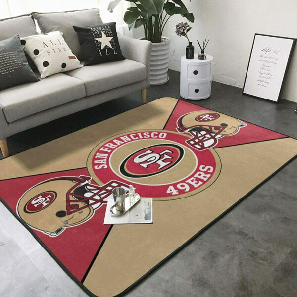 San Francisco 49ers Area Rugs Bathroom Rug Floor Rug Regtangle Carpet