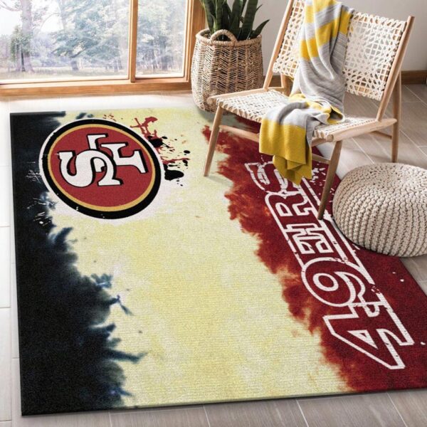San Francisco 49ers Area Rugs Bathroom Rug Floor Rug Regtangle Carpet