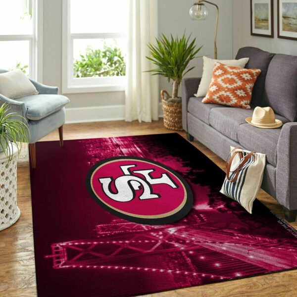 San Francisco 49ers Area Rugs Living Room Rug Floor Rug Regtangle Carpet