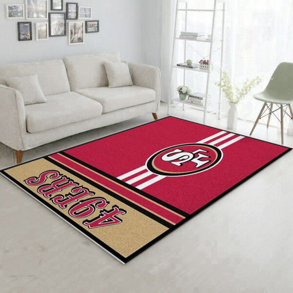 San Francisco 49ers Rug Bathroom Rug Floor Rug Regtangle Carpet